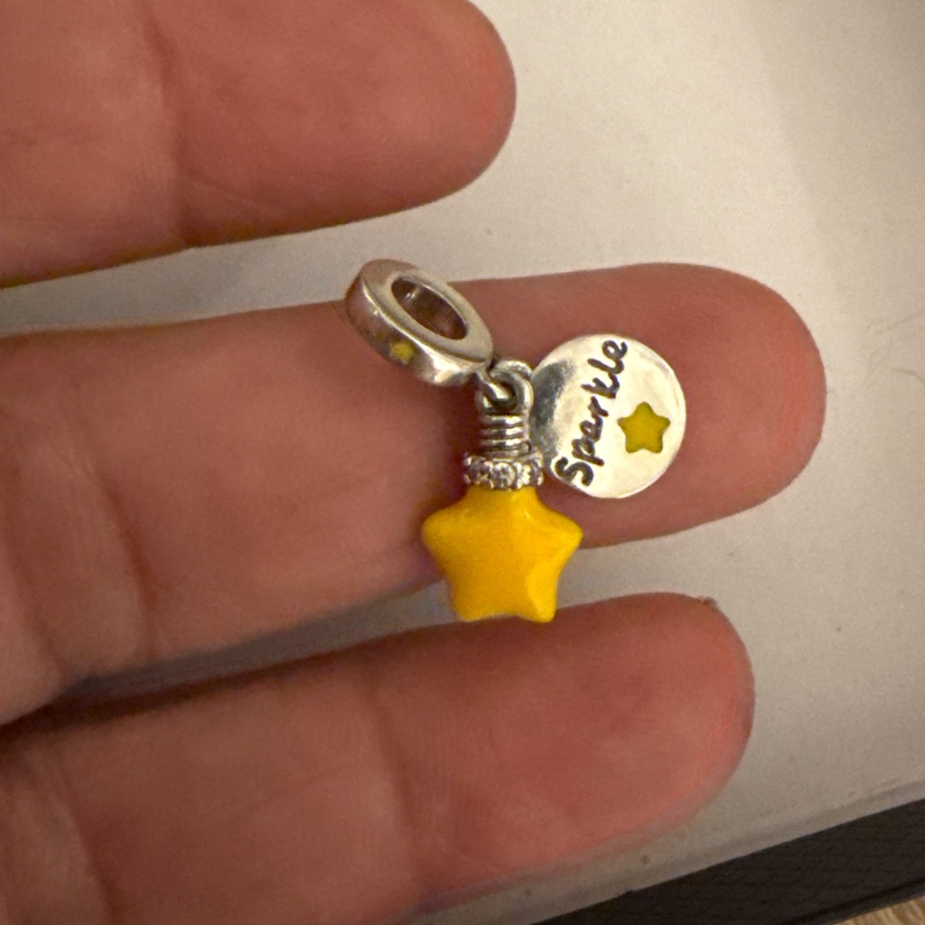 Yellow Star Charm Pendant